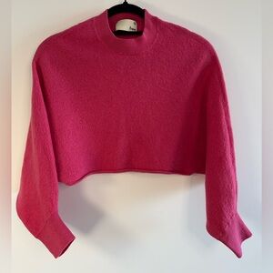 Wilfred Free Aritzia Crew Neck Cropped Sweater - XXS